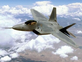 Raptor Military Jet Fighter Wallpaper Desktop