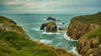 Wallpaper Cornwall England Ocean Reefs
