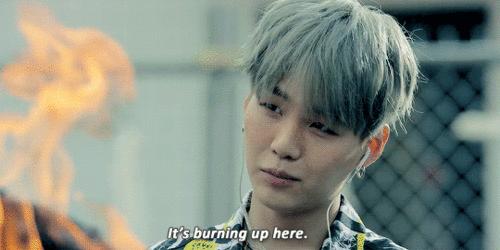 Wallpaper Image In The Bts Club Tagged Photo Suga Yoongi Fire