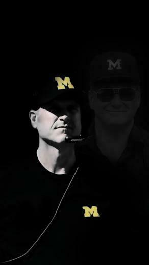 Harbaugh Michigan Mobile Wallpaper