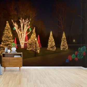 Amazon Kanworse Wallpaper S Print House With Christmas