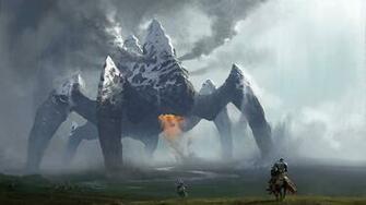 Rift Earth Colossus Concept Art Wallpaper High Definition