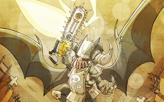 Necromancer Castle Crashers Wings Wallpaper