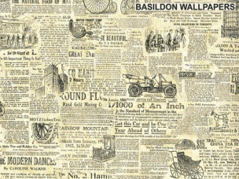 Vintage Newspaper Wallpaper