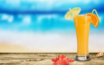 Orange Juice Wallpaper