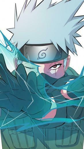 iPhone X Xr Xs Plus Art Printed Phone Case Hatake Kakashi