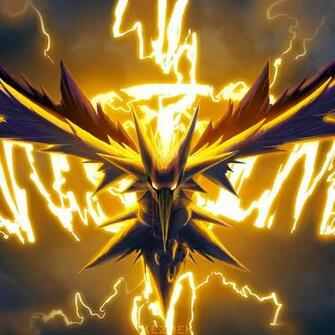 Zapdos Anime Black Background Wallpaper Collection