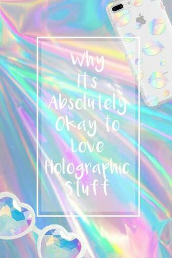 Single Post With Image Holographic Wallpaper