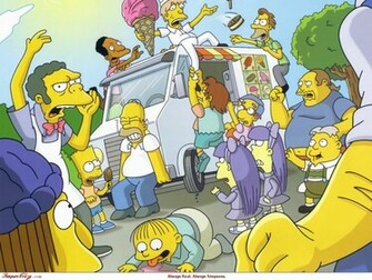 Book Guy Moe Szyslak Milhouse Van Houten Nelson Wallpaper Background