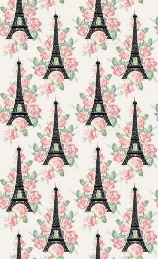 Eiffel Tower Pattern iPhone Wallpaper Phone