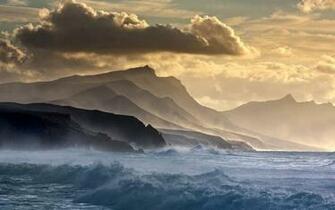Stormy Beach Wallpaper HD