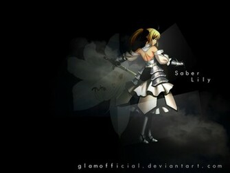 Saber Lily Wallpaper By Glamofficial