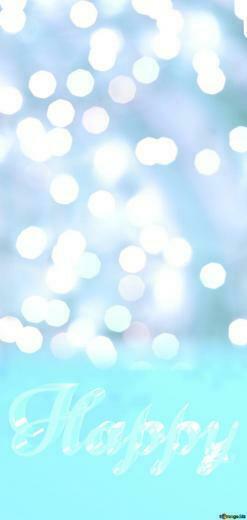 Picture Happy Glass Blue Background Lighten