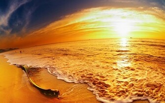 Picture Of Sunset During Summer On A Beach