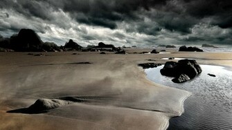 Sandy Beach Wallpaper