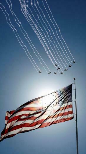 American Flag Cool iPhone Wallpaper Top