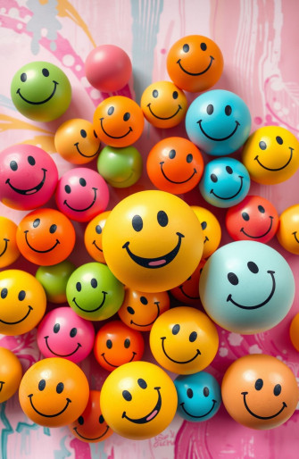 Smiley Ball Wallpaper