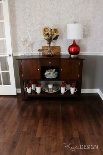 Candice Olson Cork Backed Textured Metallic Wallpaper Used On Top