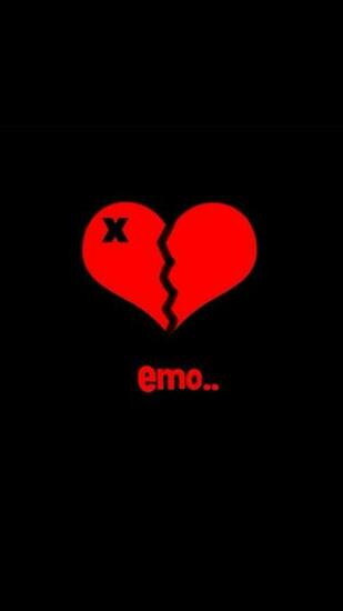 Red Broken Heart Wallpaper iPhone