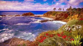 Sunset Painting Laguna Beach California By Bob And Nadine