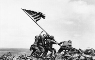 Flag Raising On Iwo Jima Wallpaper