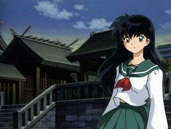 The Inuyasha Anime Wallpaper Titled Kagome Higurashi