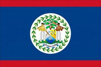 HD Belize Flag Wallpaper