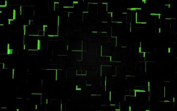Green And Black Wallpaper Digital Art Abstract