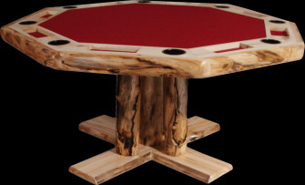Rustic Wooden Poker Table Wallpaper