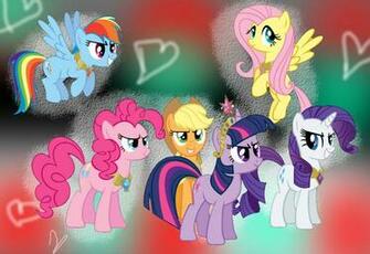 Mlp Mane Wallpaper By Thekagaminetwins