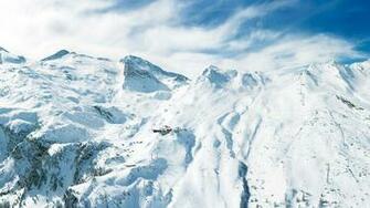 The Blue Sky And Mountain Snow Desktop Background Wide Wallpaper