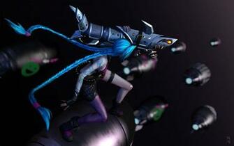 Jinx Fan Art League Of Legends Wallpaper