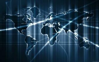 Fond D Cran Carte Mondiale De Connexions My HD Wallpaper