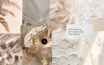 Creamy Desktop Wallpaper Cute Laptop Aesthetic