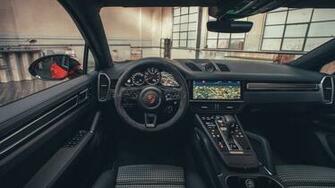 Porsche Cayenne Turbo Coupe 4k Interior Wallpaper HD Car