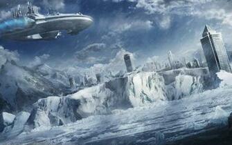 Snow City Wallpaper