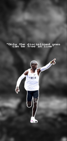 Eliud Kipchoge Wallpaper Quote Running Photography