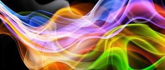 Wispy Colored Vapor Streaks Smoke Wallpaper
