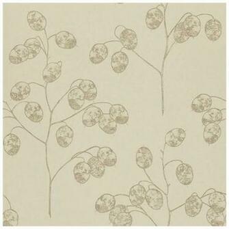 Sanderson Honesty Dpfwho103 Cream Silver Wallpaper From Parchment