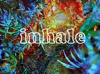 Trippy Weed Background For Pot Leaf