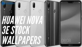 Huawei Nova 3e Stock Wallpaper In HD Resolution