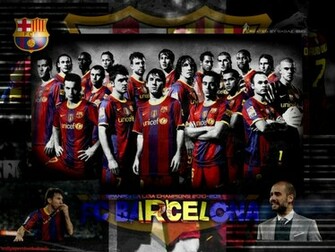 Gambar Barcelona Dan Logo Wallpaper Barca Part