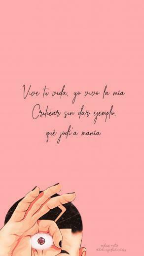 Frase Badbunny Art Wallpaper Frases De Bad Bunny