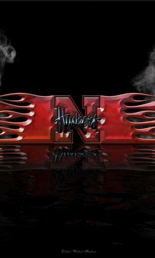 Nebraska Cornhuskers Husker Flames Wallpaper