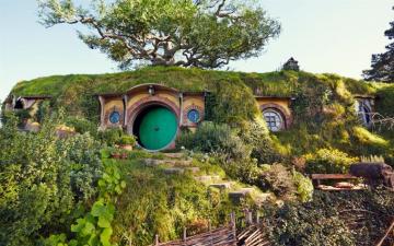 Wallpaper Hobbit House HD Picture Image