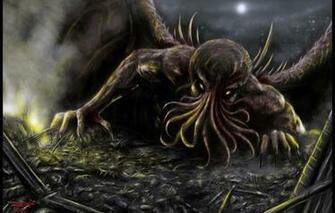 Wallpaper Cthulhu Necronomicon Lovecraft Miscellanea