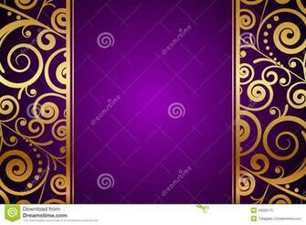 Gold And Purple Background Vector Image