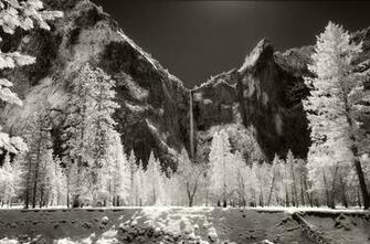 Bridalveil Falls At Winter Time In Infrared National Geographic