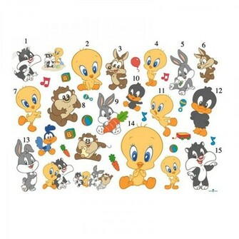 Adesivi Per Camerette Baby Looney Tunes A Pearhead