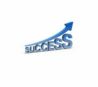 3d Life Success Blue Wallpaper Background